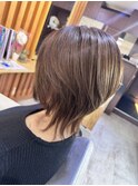 大人可愛いウルフカット