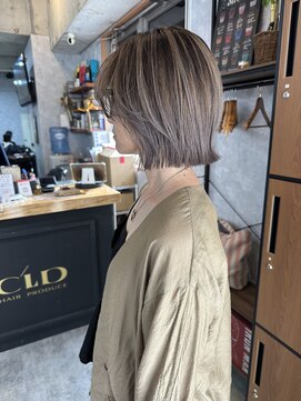 シールドヘアー 沖縄 新都心(C'LD Hair) 那覇美容室/おもろまち美容室/ハイトーンボブ/ブリーチボブ/ボブ