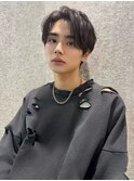 韓国メンズヘア メンズ縮毛矯正 毛流れセンターパート