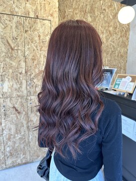 ヘアデザイン プティパ(Hair Design petit-pas) カシスピンクカラー