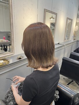 ラム(L'am) ブリーチなし/ベージュカラー/透明感カラー/艶髪