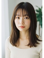 フルショウ 栄店(FURUSHO)&nbsp;小顔見せ/ナチュラルストレート/美髪ストレートヘア