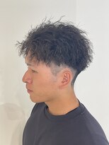 ニアウ 伊勢崎連取店(Niau)&nbsp;ツイストスパイラルパーマ縦落ちパーマフェードカット