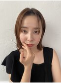 ベージュカラー/韓国スタイル