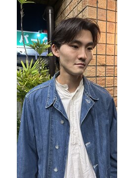 蜃気楼 （（（蜃気楼）））メンズセンターパート