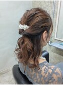 ヘアアレンジ＊ハーフアップ