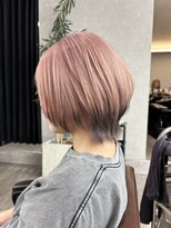 イースブルー 高松店(Y’s Blue)&nbsp;◎お客様スタイル◎ピンク×裾カラー×ウルフ