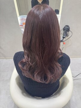 ［ピンクグレージュ］ロング　42