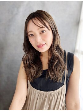 【月1メンテ】白髪染めリタッチでも透明感カラー