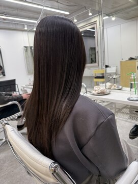 ディジョン(Dijon) 韓国顔まわりレイヤーカットグレージュオリーブベージュブラウン