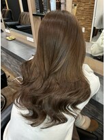 ラピス 横浜(Lapis)&nbsp;王道ブラウンベージュブリーチレイヤーカット髪質改善エクステ