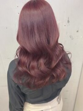 マジコ 下北沢本店(Magico) ピンクベージュ/ダブルカラー/シンプルストレート/髪質改善/原宿