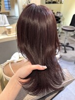ユヌ(Une) 春にオススメブリーチなし透明感いっぱいピンクラベンダーカラー
