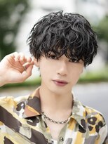 ベーア(Bar) シャドウパーマ無造作マッシュルーズパーマスパイラル刈り上げ