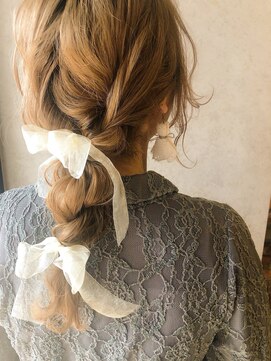 ザ シー 海老名(The C) 編みおろし/カジュアルアレンジ/ヘアアレンジ/ふわふわ