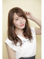 ルルディ バイ アフロディーテ銀座(luludi by APHRODITE) 切りっぱなしボブ/エアリーロング/美髪/ピンクブラウン/銀座