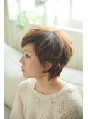 【奈良/富雄nao*c】☆大人かわいい丸みマッシュショートヘア