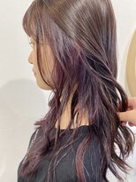 ヘアーサロン 銀 ピンクラベンダーカラー♪
