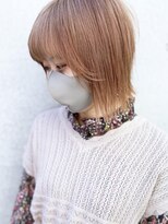 モリオ フロム ロンドン 成増店&nbsp;【morio成増/ムラマツ】ペールピンクベージュ　ショートボブ