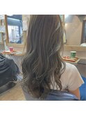 髪質改善カラーエステ × ライトグレーベージュ/下河原 聡
