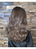 #アッシュブラウン#ダブルカラー#ケアブリーチ#柏