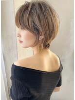 ロンド ストラーダ 心斎橋(Lond strada)&nbsp;ショート×ハイライト白髪ぼかし×愛され似合わせカット[心斎橋]