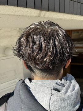 アウル(OWL) マッシュ×波巻きパーマ