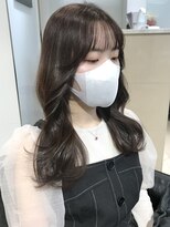 ラブクロムトーキョー オモテサンドウ(LOVECHROME OMOTESANDO)&nbsp;ショコラベージュメルティカラー☆くびれヘアカールベビーバング