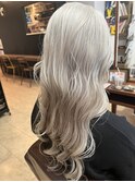 ホワイトブロンドカラースタイル 【延山styling】
