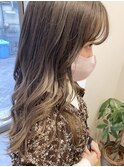グラデーションカラー　ベージュ
