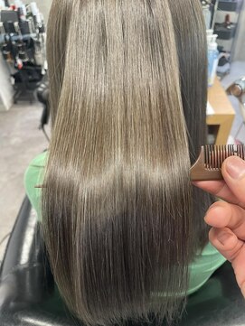 シェル 吉祥寺(shell) 髪質改善サイエンスアクア_カーキベージュ