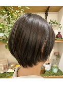 丸みショートボブ