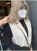 【恵比寿ro-ro】ハイトーンベージュインナーカラー