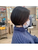 エレノア 渋谷公園通り店(Eleanor)&nbsp;手ぐしでまとまる☆まるみショートボブ