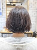 ボブ×エアリーパーマ