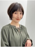【長谷川】グレージュカラーマッシュウルフ