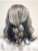 ホワイト×ネイビー
