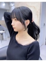 ロンドアヴァントゥス 池袋(Lond aventus)&nbsp;韓国レイヤー/韓国風/ボブ/髪質改善/黒髪/ブリーチなし〔池袋〕