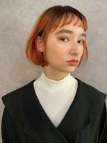 メイカ(MEIKA)&nbsp;【 オレンジ × オン眉ボブ 】浅野美紀