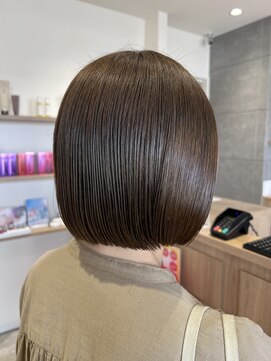 パウダーヘアー ルミニティ(powder hair luminity) イルミナカラー×ツヤボブ