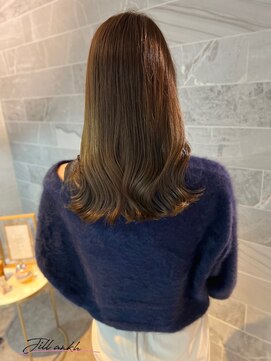 ジル アンク(Jill ankh) 《Jillankh姫路駅前》オリーブベージュ　ダブルカラー　髪質改善