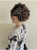 お祭りヘアセット-モヒカン-