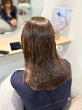 ピピバイヨーク(pipi, by yoke.) 艶髪ミルクティーアッシュブラウン/髪質改善ケアカラー