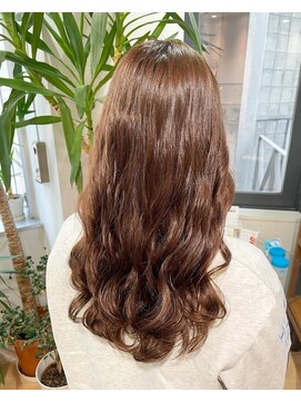 アウラ(AURA) 盛岡駅レディースパーマショートパーマコテ巻き風パーマ30代40代