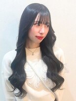 ララ モアナ(LaLa Moana)&nbsp;黒髪・顔回りレイヤー・韓国風ヘア・小顔効果・シールエクステ