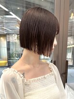 ミィ 表参道(mee.) 似合わせカット ボブヘア 縮毛矯正 ミニボブ 切りっぱなしボブ