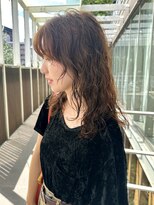 トレンチ(TRENCH) 【 TSUJI 】レイヤーカット パーマ クセ毛風パーマ