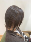 ◎透明感◎切りっぱなしボブ×外ハネ×暗髪