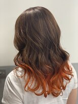 アルメリア 池袋(Arumeria)&nbsp;裾カラーオレンジブラウン10代20代30代40代