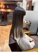 艶黒髪ストレート